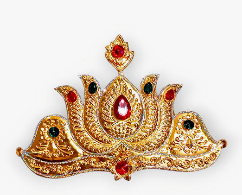 Mukut - premium deity accessory from Bareilly